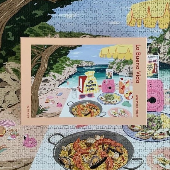 La Buena Vida 1000 Piece Art Jigsaw Puzzle Hardie Grant - Picture 2 of 7